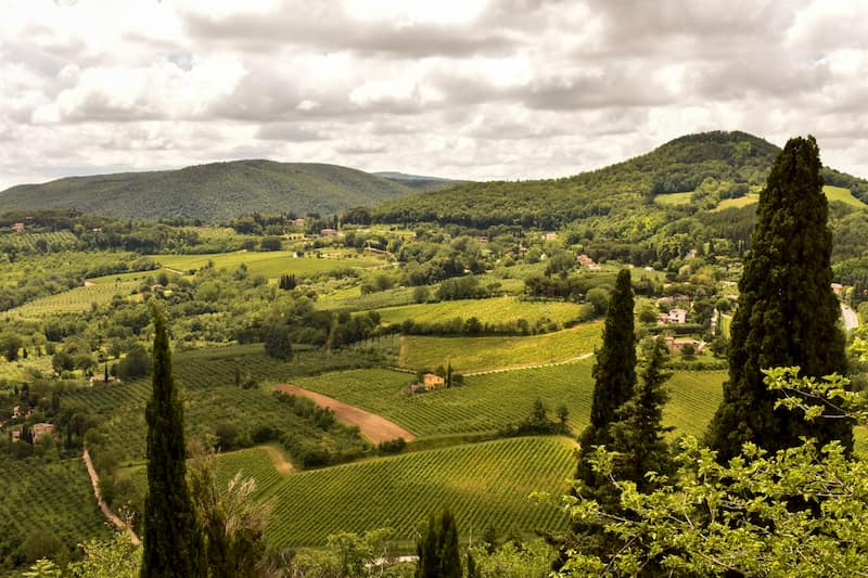 Chianti countryside around Florence